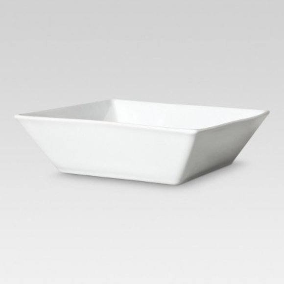 Threshold square porcelain rim bowl 4-Pack - Picture 1 of 4